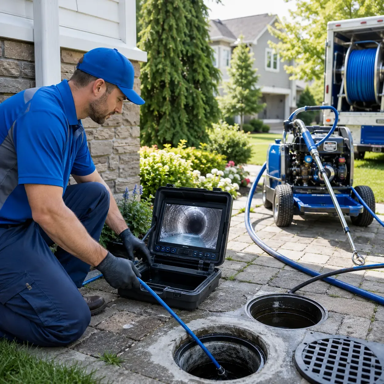 Outdoor drain cleaning professionals serving King Of Prussia, PA